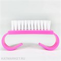 Щетка-сметка 10х45мм, матовая розовая 60804201