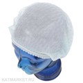 Шапочки 100шт нетканые Шарлотта белые 60401001