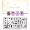 BornPretty Пластина для стемпинга Valentine's Day L003 60501173