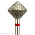 Divinail Алмазная фреза симметричный конус 10мм красный 70952001