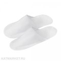 Тапочки с закрытым мысом антикризисные 4мм белые 25 пар 60410303