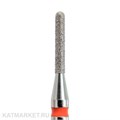 КМИЗ Алмазная фреза 117951 цилиндр скругленный 1,2мм красный 856.104.141.080.012 70119112