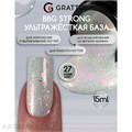 Grattol 15мл 27 Лунный кварц Builder Base Gel Strong Гибрид базы и геля 10642027