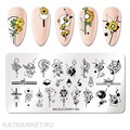 Nicole Diary Пластина для стемпинга 160 60502160