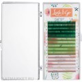 Lash&Go Цветные ресницы микс 0,10/C/9-13 mm Avocado (15 линий) 81215002