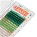 Lash&Go Цветные ресницы микс 0,10/C/9-13 mm Avocado (15 линий) 81215002