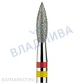 Владмива Фреза алмазная, пламя 2,3 мм, красно-желтая 806.104.243.514.023G 70601821