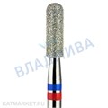Владмива Фреза алмазная, цилиндр скругленный 2,7 мм, сине-красная 806.104.141.524.027G 70613527