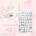 Малина Пластина для стемпинга 8 "Нежность" (+ демолист) 60513108