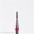 Система Фреза алмазная 856.104.194.040.010 (арт.71008510) Конус закругленный красный 1мм 71008510