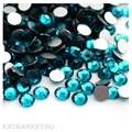 Стразы стекло, Голубой малахит ss4(1.5мм) 200шт 61305352