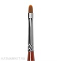 Roubloff GN33R Кисть овальная для геля из коричневой синтетики #4 61104064