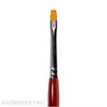Roubloff GC23R Кисть плоская для геля из синтетического волокна #4 61104094