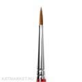 Roubloff DK13R Кисть круглая для тонких линий из волоса колонка #2 61104124