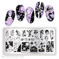 BornPretty Пластина для стемпинга Wild Universe L001 60501371