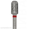 Владмива Фреза алмазная, цилиндр скругленный 4 мм, красный 806.104.141.514.040 70613140