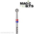 Magic Bits Фреза алмазная шар 3,5мм, средне-мягкий, НАШ СМ35 71110235