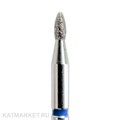 КМИЗ Алмазная фреза 115396 пламя-пуля 1,6мм синяя 866.104.254.036.016 70114216