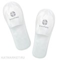 Bloomway Тапочки одноразовые Ультра с закрытым мысом, белые 1 пара 60410305