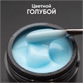 Опция 15мл Голубой Гель моделирующий самовыравнивающийся цветной 12009011