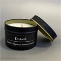 Divinail 120мл Black Pepper & Amber, Neroli Ароматическая свеча 12329201