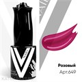Vogue 10мл 649 Розовый Витражный гель-лак 11910649