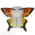 Формы для наращивания Бабочки 20шт, оранжевые 60810023