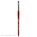 Roubloff DCr33R Кисть овальная для геля из вишневой синтетики #7 61104327
