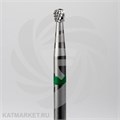 ООО "Фреза" Твердосплавная шаровидная фреза шар 2.3 зеленый 70801523