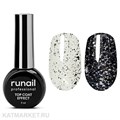 Runail 9мл 9908 Глянцевый топ Silver Potal Top Сoat Effect флакон 13503008