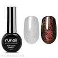 Runail 9мл 9910 Глянцевый топ Opal Aurora Top Сoat Effect флакон 13503010