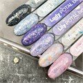 PN 16мл Potal Lily Каучуковая сиреневая база с серебряной поталью 10986108